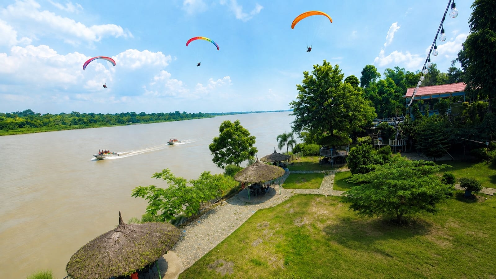 Boating at Koshi River