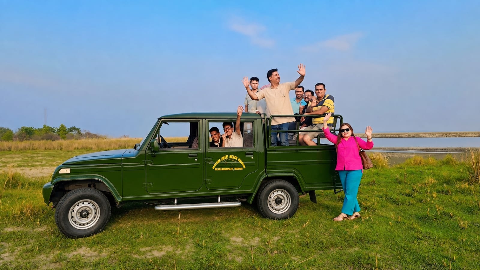 Jungle safari near Koshi Tappu