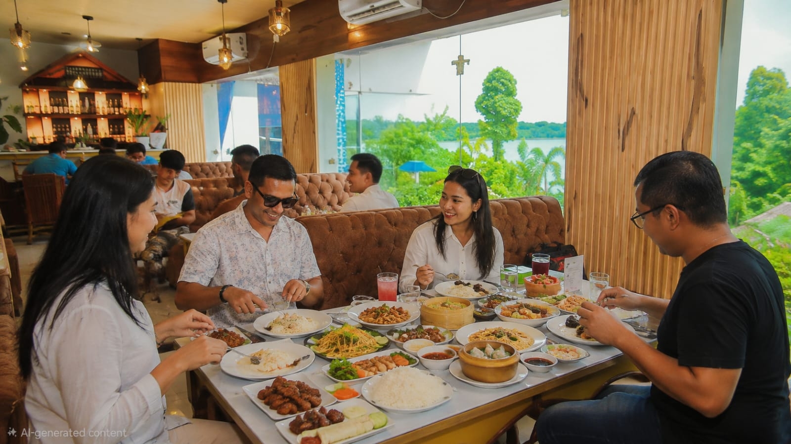 Restaurant dining at Belaka Rivers Beach Resort
