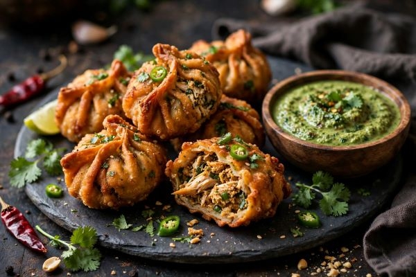 Fry Momo Chicken