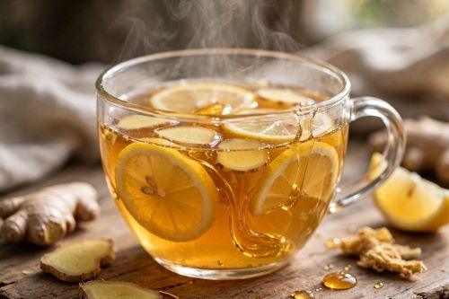 Hot Lemon With Honey & Ginger