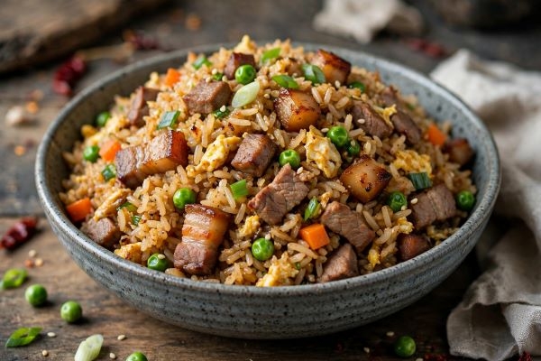 Fry Rice Pork