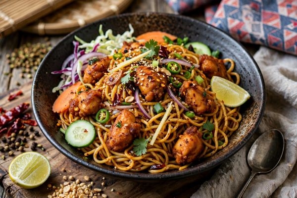Sadeko Thukpa Chicken