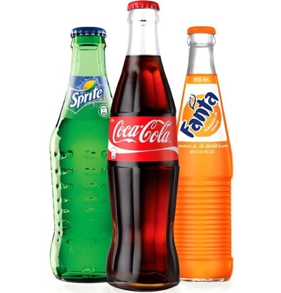 Coke/Fanta/Sprite (Glass)
