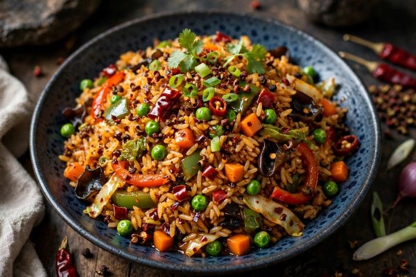 Szechwen Fry Rice Veg