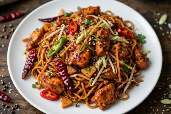 Szechwen Chicken Chowmein