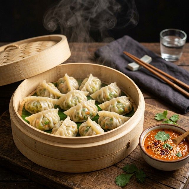 Chinese and Korean style dishes